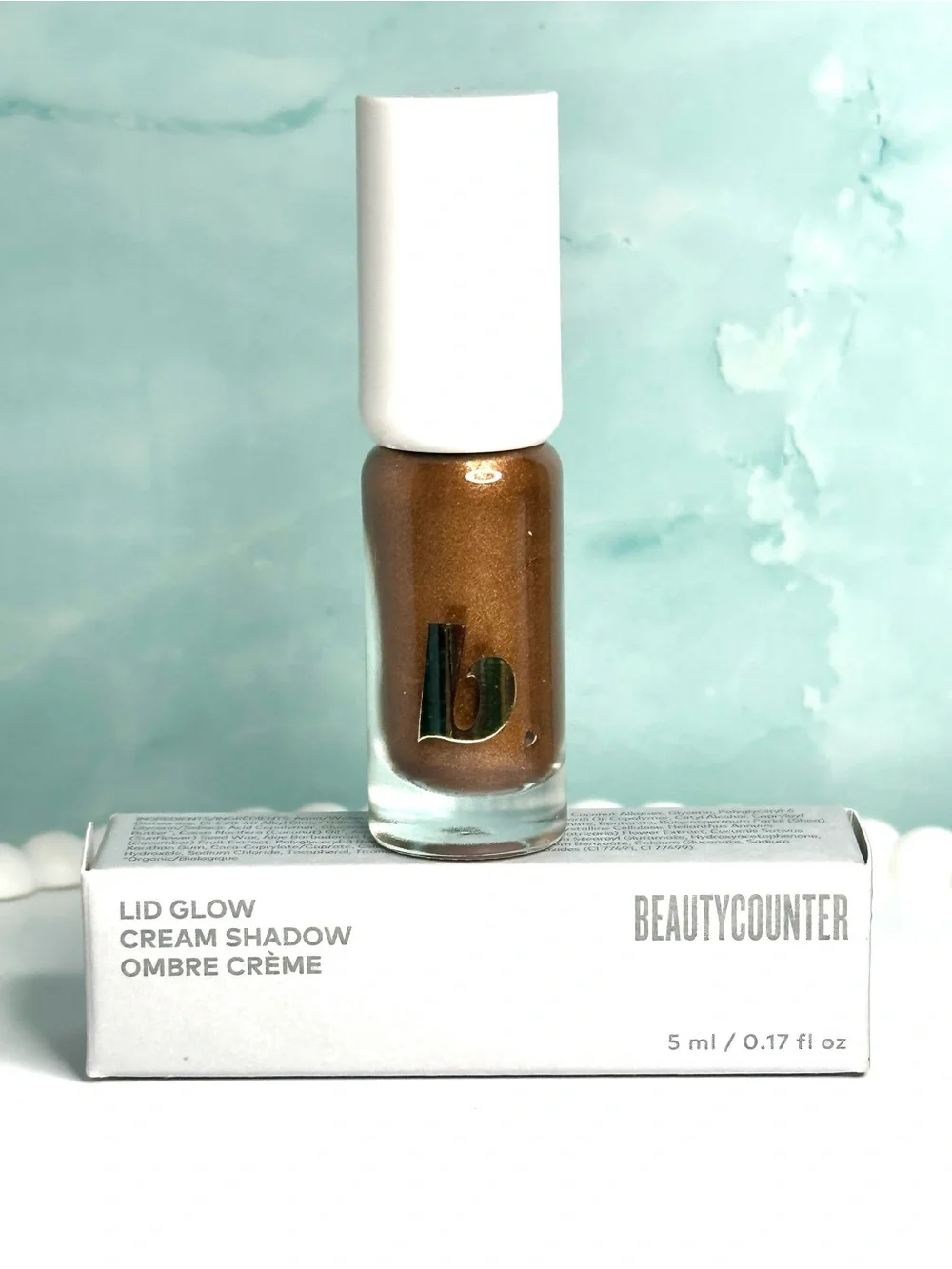 Beautycounter Lid Glow Cream Shadow - Shimmery Bronze “Ember” New in box